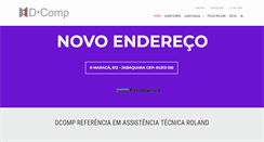 Desktop Screenshot of dcomp.com.br